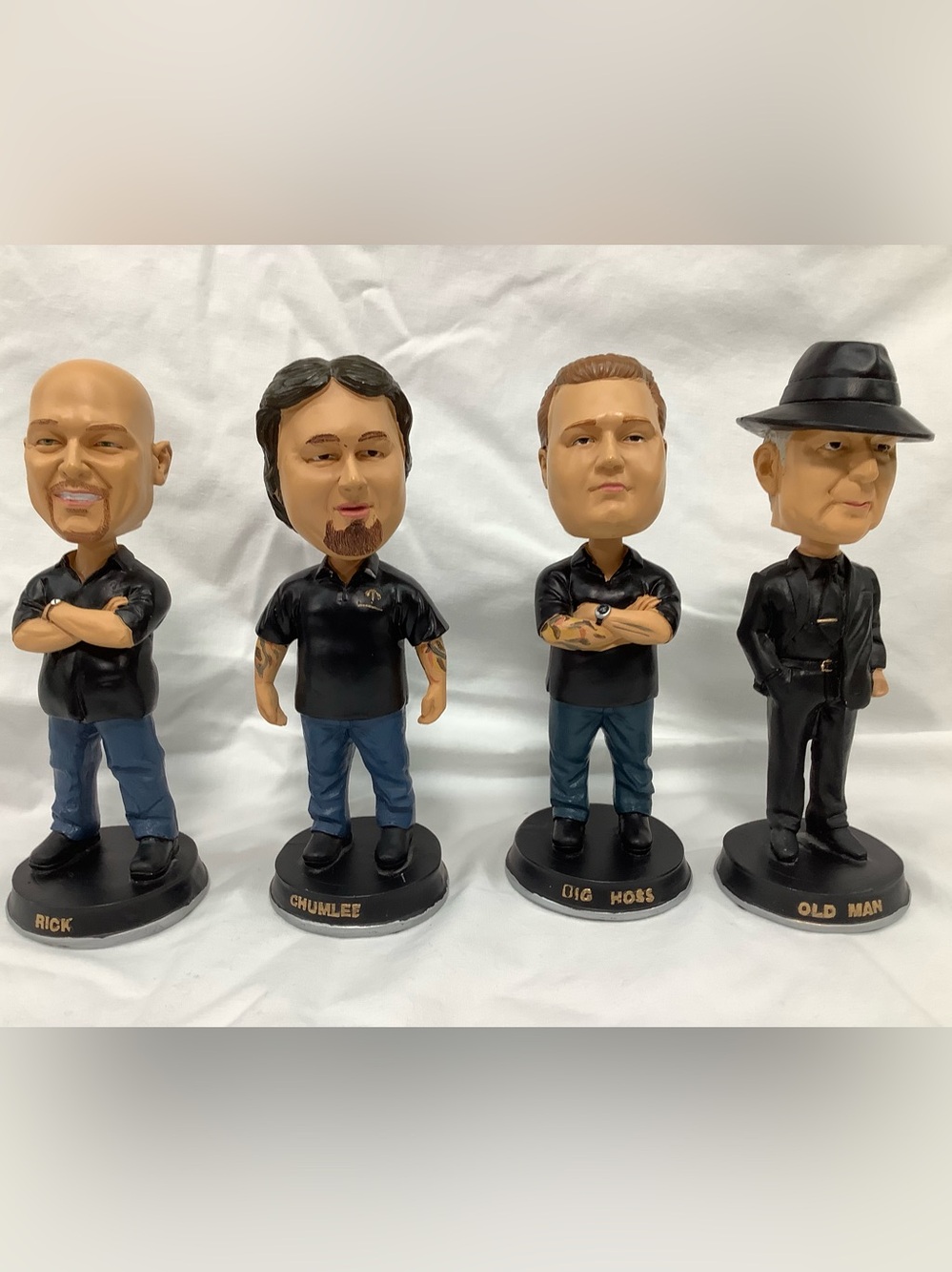 Four Pawn Star bobble head dolls, 2010